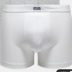 ASOS Virtues Studios White Boxer Briefs XL